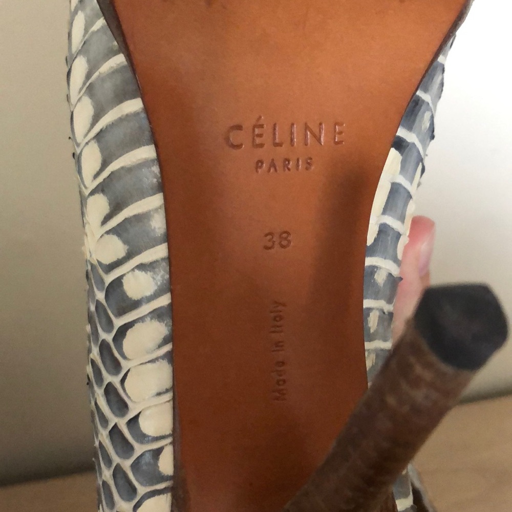 Céline Paris Python Pumps - Picture 6 of 7